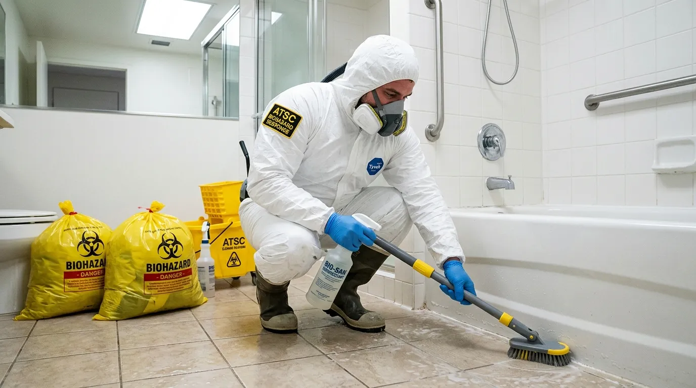 Decontamination equipment deployed for Blood Cleanup in Croton-on-Hudson